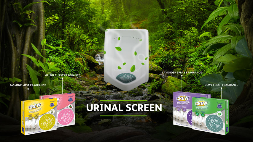 Diversey Prosumer Solutions offers eva-based urinal screen