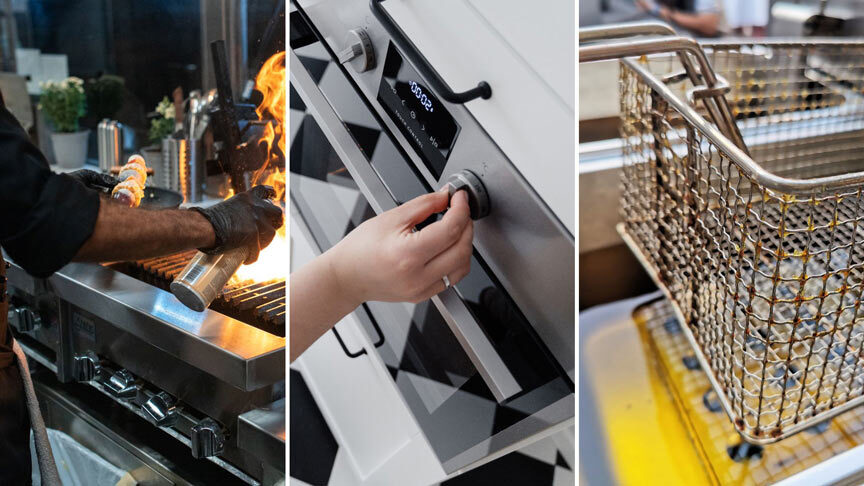 Kitchen-Grills,-Ovens-And-Fryers